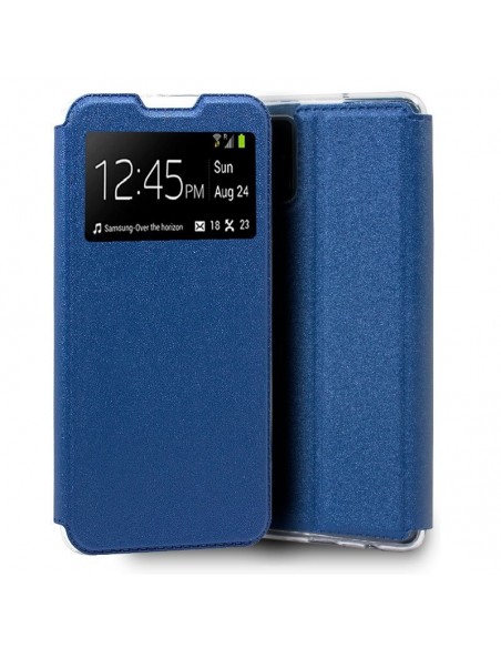 Funda libro soporte TPU Samsung A415 Galaxy A41 azul