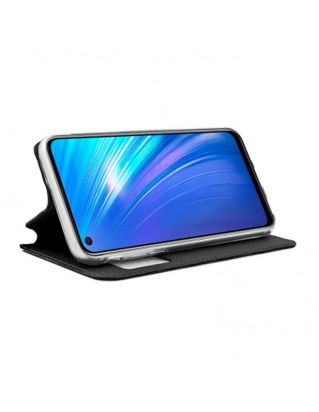 Funda libro soporte TPU Realme 6 negra