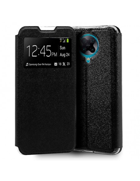 Funda libro soporte TPU Xiaomi Pocophone F2 Pro negra