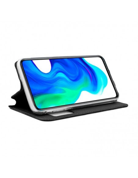 Funda libro soporte TPU Xiaomi Pocophone F2 Pro negra