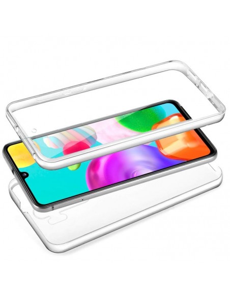 Funda gel TPU 3D Samsung A415 Galaxy A41 transparente (Frontal + trasera)
