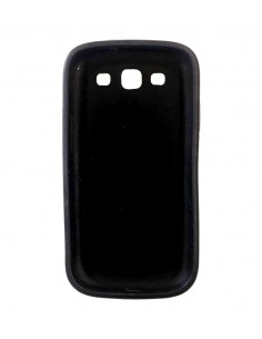 Carcasa puntos silicona Samsung Galaxy S3 I9300 blanca y negra 2