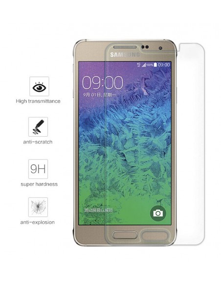 Protector pantalla vidrio templado Samsung Galaxy Alpha (G850)