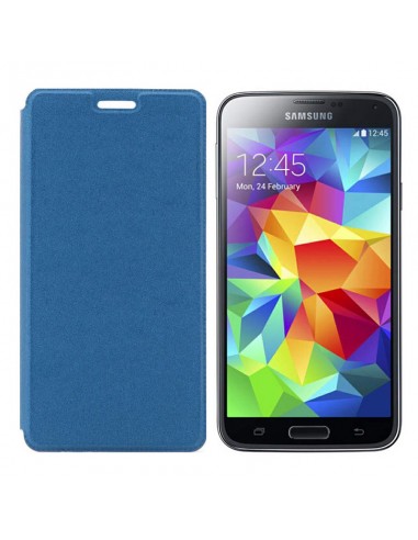 Funda libro soporte TPU Samsung Galaxy S5 azul