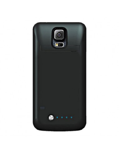 Funda libro batería Samsung G900 Galaxy S5 Power Bank negra 3800 mAh