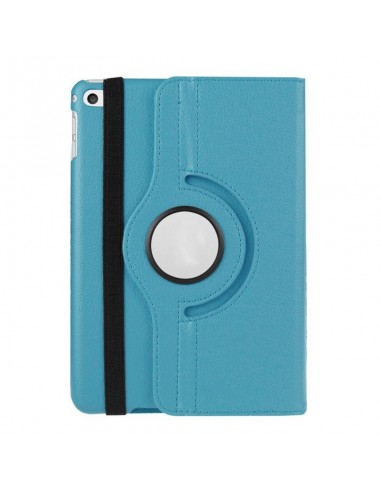Funda soporte giratorio Apple iPad Mini 4 / Mini 5 (2019) polipiel azul celeste