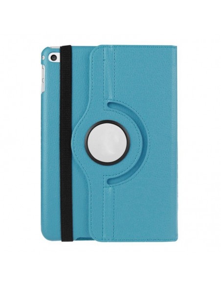 Funda soporte giratorio Apple iPad Mini 4 / Mini 5 (2019) polipiel azul celeste