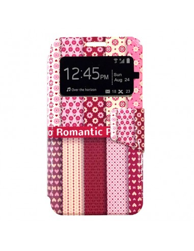 Funda libro soporte TPU Samsung A300 Galaxy A3 diseño Tapiz Patrones Románticos