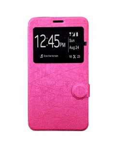 Funda libro soporte TPU Samsung Galaxy Note 3 (N9000 / N9005) rosa hebras