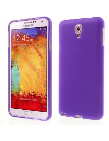 Funda gel TPU ola Samsung Galaxy Note 3 Neo (N7505) morada