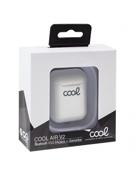 Auriculares bluetooth estéreo Dual Pod Cool Air V2 blancos