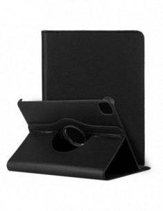 Funda soporte giratorio iPad Pro 12,9" (2020) polipiel negra