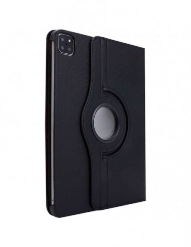 Funda soporte giratorio iPad Pro 12,9" (2020) polipiel negra