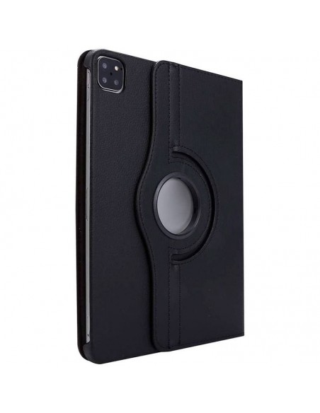 Funda soporte giratorio iPad Pro 12,9" (2020) polipiel negra