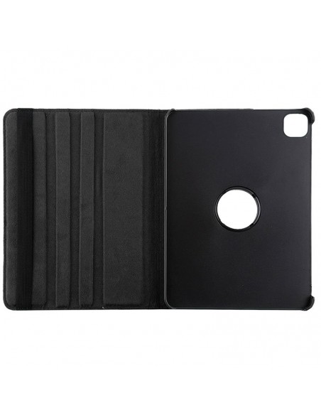 Funda soporte giratorio iPad Pro 12,9" (2020) polipiel negra