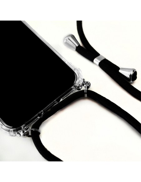 Carcasa TPU Samsung M215 Galaxy M21 Cordón negra