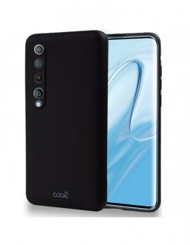 Carcasa TPU cama tela Xiaomi Mi 10 negra