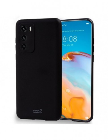 Carcasa TPU cama tela Huawei P40 negra