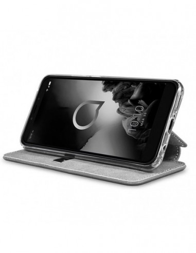 Funda libro soporte TPU Alcatel 1S /...