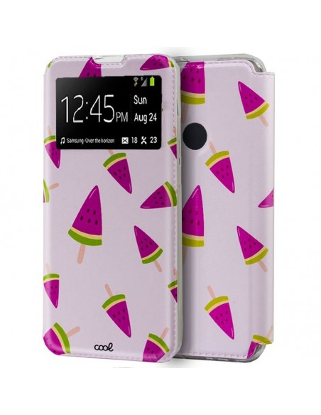 Funda libro soporte TPU Xiaomi Redmi Note 8 / Note 8 2021 diseño Sandía