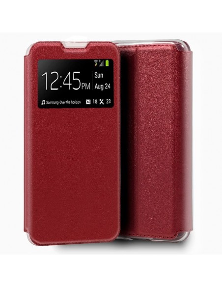 Funda libro soporte TPU Xiaomi Mi Note 10 Lite roja