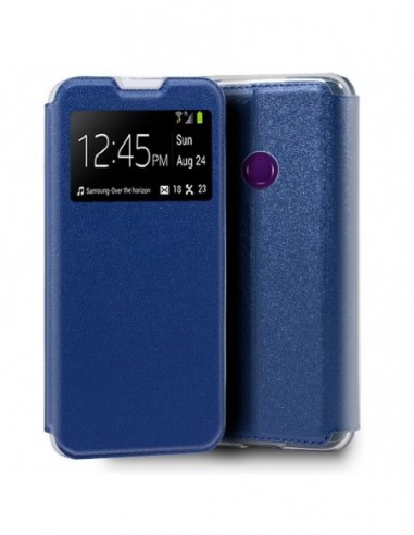 Funda libro soporte TPU Huawei Y6p azul