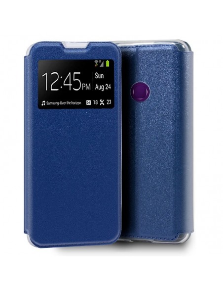 Funda libro soporte TPU Huawei Y6p azul