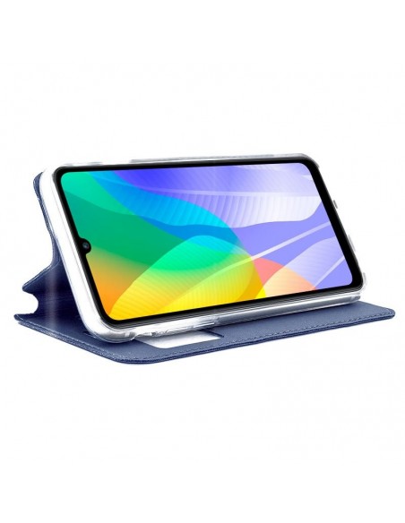 Funda libro soporte TPU Huawei Y6p azul