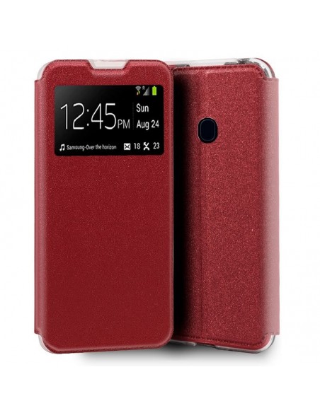 Funda libro soporte TPU Samsung M315 Galaxy M31 roja