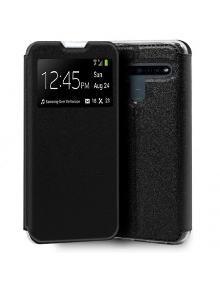 Funda libro soporte TPU LG K41s / K51s negra