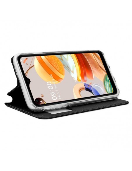 Funda libro soporte TPU LG K41s / K51s negra