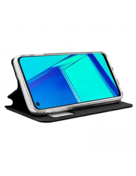 Funda libro soporte TPU Oppo A52 / A72 / A92 negra