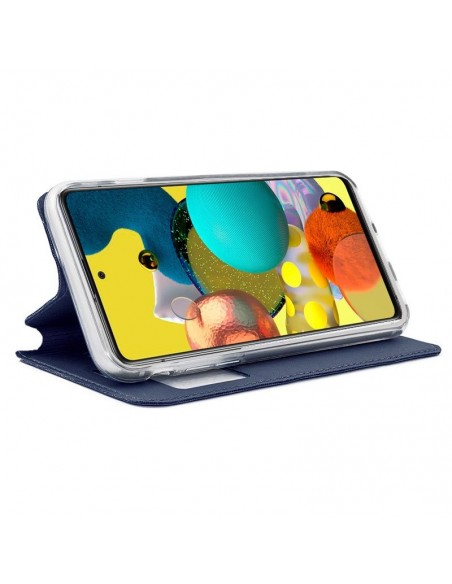 Funda libro soporte TPU Samsung A516 Galaxy A51 5G azul