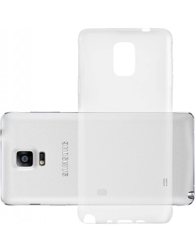 Funda gel TPU mate Samsung Galaxy Note 4 transparente