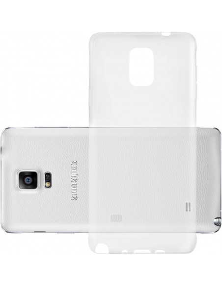 Funda gel TPU mate Samsung Galaxy Note 4 transparente