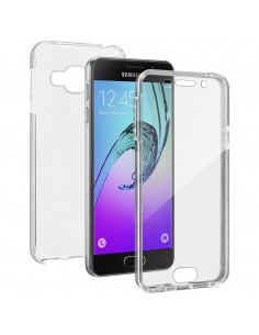 Funda gel TPU 360º 2 en 1 Samsung A310 Galaxy A3 (2016) transparente 2