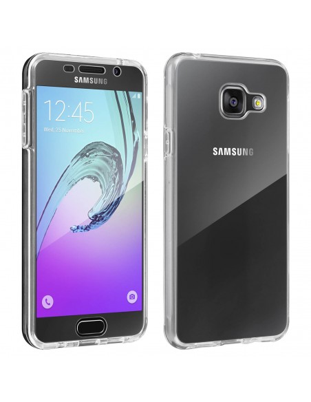 Funda gel TPU 360º 2 en 1 Samsung A310 Galaxy A3 (2016) transparente