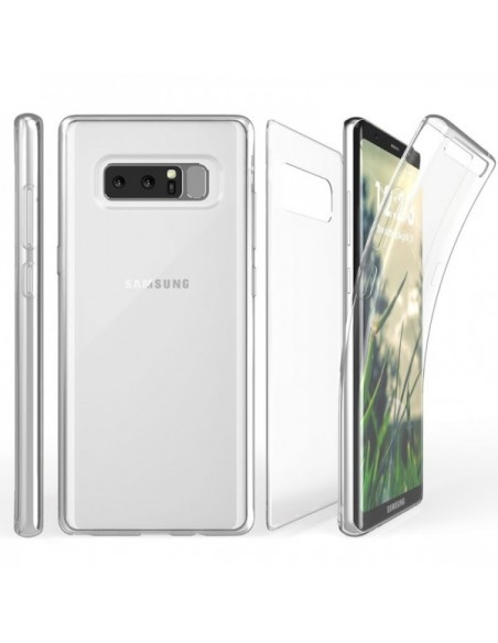 Carcasa gel TPU 360º 2 en 1 Samsung Galaxy Note 8 transparente doble