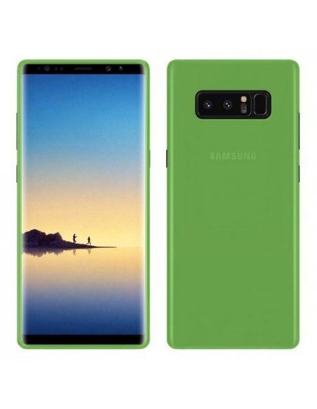 Funda gel TPU fino Samsung N950 Galaxy Note 8 verde claro