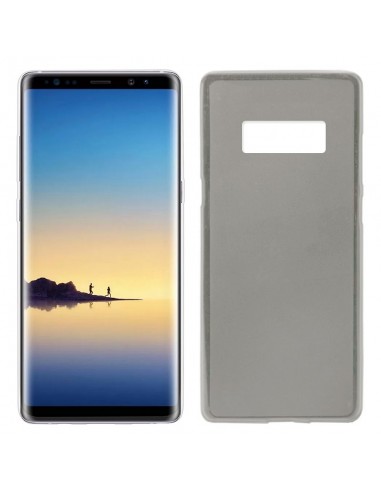 Funda gel TPU fino Samsung N950 Galaxy Note 8 gris humo
