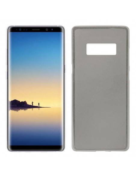 Funda gel TPU fino Samsung N950 Galaxy Note 8 gris humo