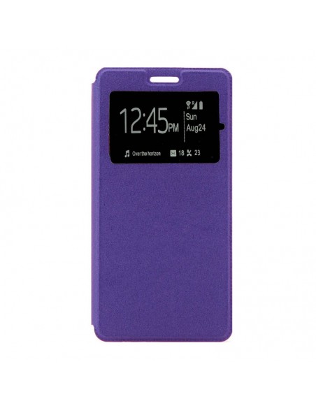 Funda libro cartera soporte TPU Samsung Galaxy Note 8 morada