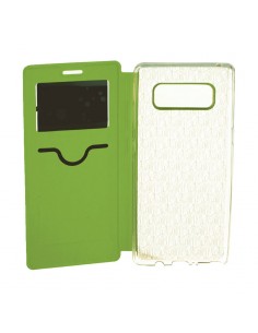 Funda libro soporte TPU Samsung Galaxy Note 8 verde 2