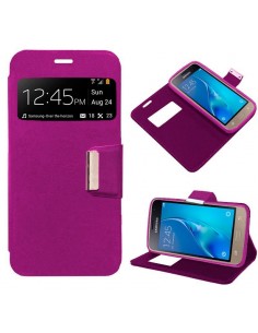 Funda libro soporte TPU Samsung J120f Galaxy J1 (2016) rosa