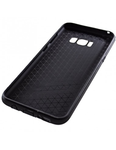 Carcasa aluminio cama TPU Samsung G955 Galaxy S8 Plus roja