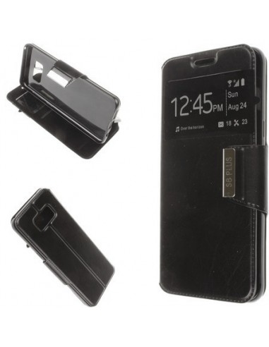 Funda libro soporte TPU Samsung Galaxy S8 Plus negra