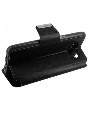 Funda libro soporte TPU Samsung Galaxy S8 Plus negra