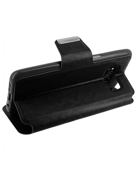 Funda libro soporte TPU Samsung Galaxy S8 Plus negra