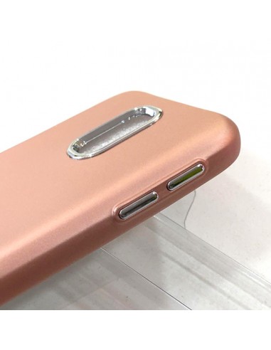 Carcasa TPU endurecido Samsung J330 Galaxy J3 (2017) metalizada rosa cobre