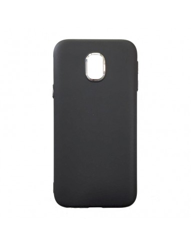 Carcasa TPU endurecido Samsung J330 Galaxy J3 (2017) metalizada negra